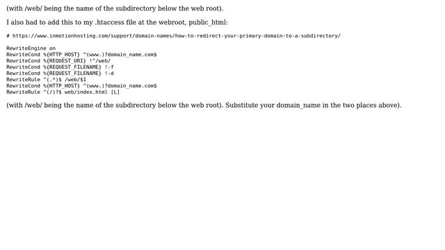 "recommended-project" installs drupal into the /web subdirectory, but hosting solution directs... смотреть онлайн