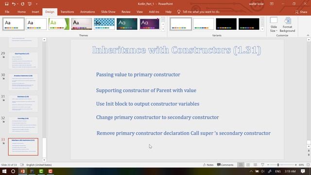 1 31 Inheritance And Constructor смотреть онлайн