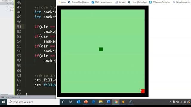Code Snake Game in Vanilla JavaScript (JS & HTML5 canvas) смотреть онлайн