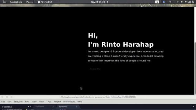 Dark theme responsive personal portfolio using Bootstrap 4 and Jquery | part 1 смотреть онлайн