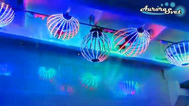 Декорации для ночных клубов от Aurorasvet LED Сферы смотреть онлайн