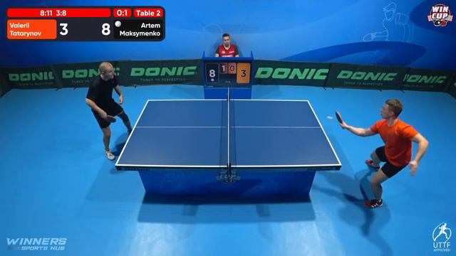 18:15 Valerii Tatarynov 0-3 Artem Maksymenko West 4 WIN CUP 26.12.2022 | TABLE TENNIS WINCUP смотреть онлайн