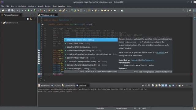 JAVA BEGINNERS 5: STRING CLASS JAVA and STRING METHODS смотреть онлайн
