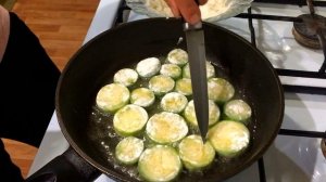 Влог. Сегодня эксперимент , готовим  из замороженных кабачков.