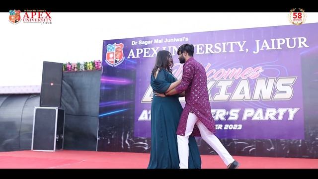 Reliving Freshers'23 at Apex University | The Stroll, The Groove, and Much More смотреть онлайн