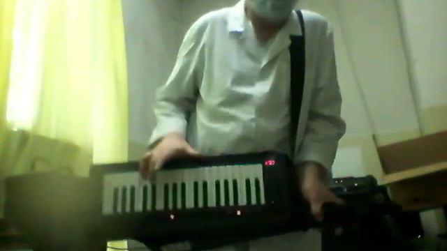 Terrible blues korg rk-100s ужасное соло Блюззз смотреть онлайн