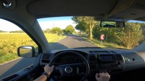 2005 VW T5 CARAVELLE 2.5 TDI 131PS  - POV DRIVE (4K)