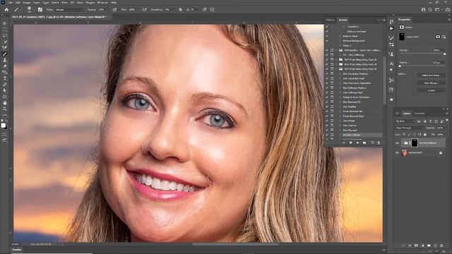 10 Wrinkle Softener Photo Light Pro Skin Retouching in Adobe Photoshop смотреть онлайн