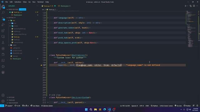 Create Your Own Code Editor in Python Using PyQt5 #7 - Adding Theming System & Fixing QSS смотреть онлайн