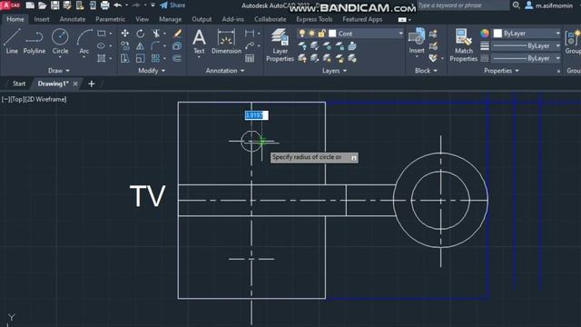 Orthographic Projections #1 using Autocad @AceEducationAsifMomin смотреть онлайн