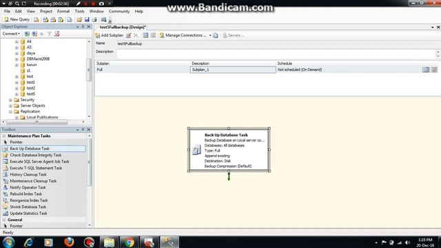 how to create backup Maintenance Plan ---SQL SERVER 2008 смотреть онлайн