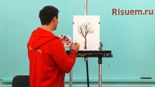 Как нарисовать дерево| Как рисовать дерево| Ткаченко. смотреть онлайн