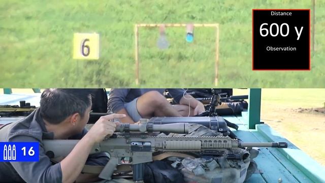 M110 SASS to 800yds: Practical Accuracy (Leupold Mk4, US Sniper Rifle) смотреть онлайн