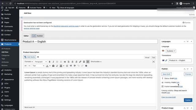 How to Create a Multilingual Product in WooCommerce Store - Polylang for Woocommerce Plugin смотреть онлайн