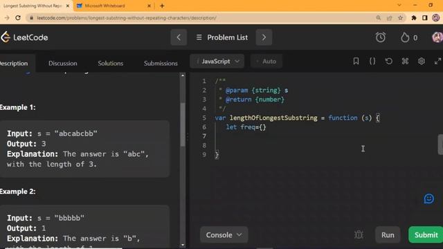 3. Longest Substring Without Repeating Characters || Leetcode solution || Hindi & English смотреть онлайн