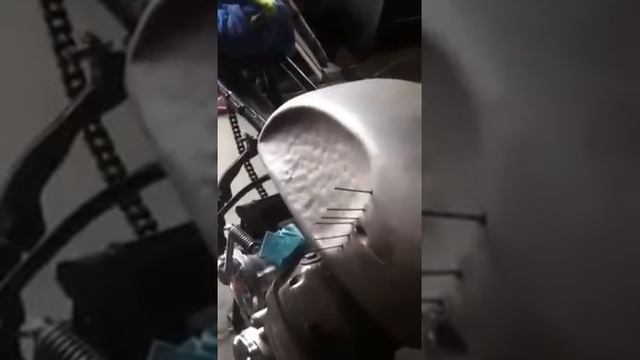 Honda Cb750 Cafe Racer Installing Knee Dents