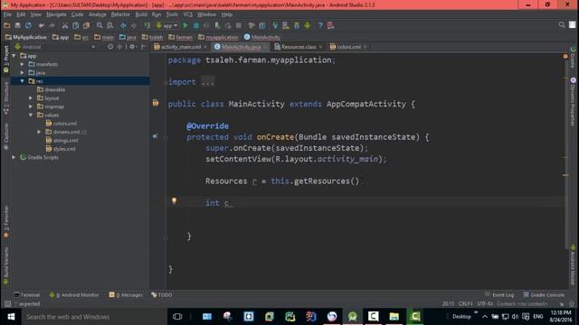 105 How to use getColor method in Android Studio #105 смотреть онлайн