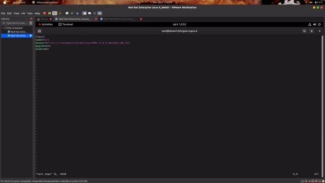 RHEL 9 yum configuration using ISO смотреть онлайн