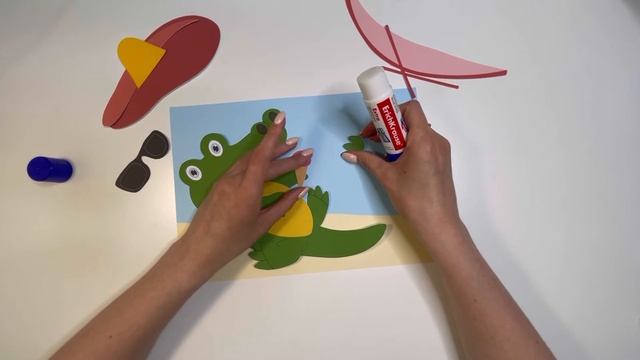 Летняя идея поделки «крокодил на пляже» смотреть онлайн