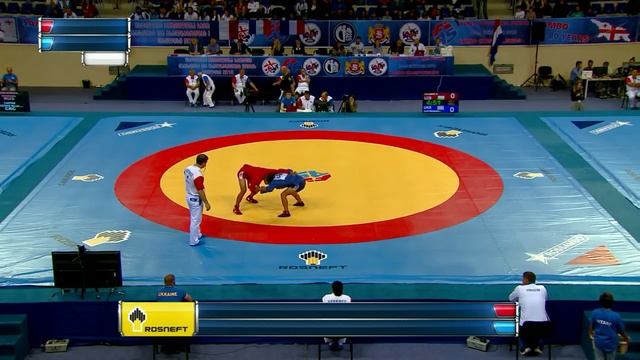 World Youth and Juniors SAMBO Championships in Tbilisi. Day 1. Mat 2 смотреть онлайн
