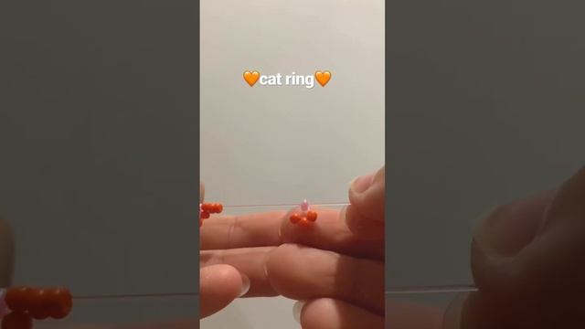 cat ring tutorial ? #beaded #diy #tutorial смотреть онлайн
