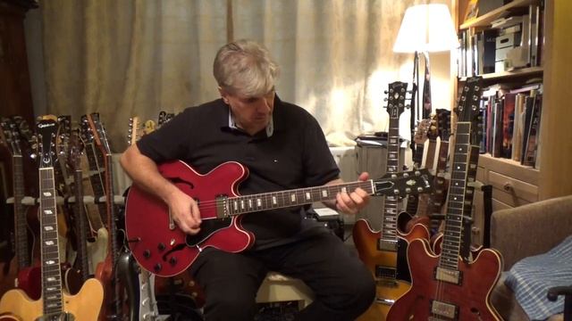 Gibson, ES-335, Epiphone, ES-335, Fender, The Heritage H-535, Comparison смотреть онлайн