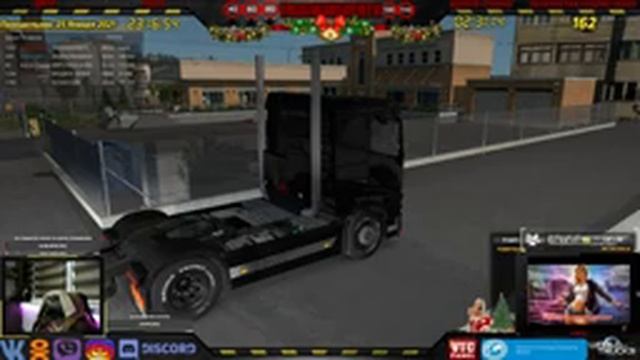 Euro TRUCK Simulator 2(ProMods 2.51 Online )#1(вечерний стрим)25.01.2021 смотреть онлайн