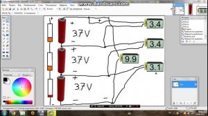 Последовательное подключение аккумуляторов