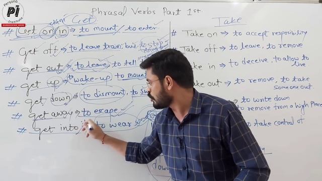 PHRASAL VERBS GET & TAKE// Get & take in Phrasal verbs смотреть онлайн