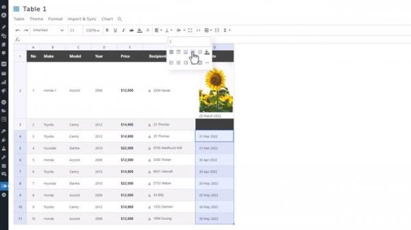 WP Table Manager, WordPress excel like table editor