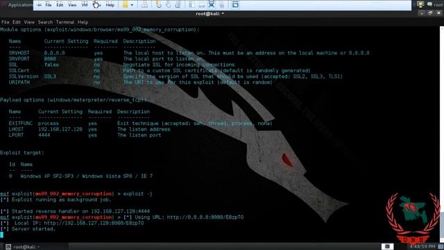 Hack Windows PC Using ms09_002 memory_corruption Metasploit Exploit смотреть онлайн