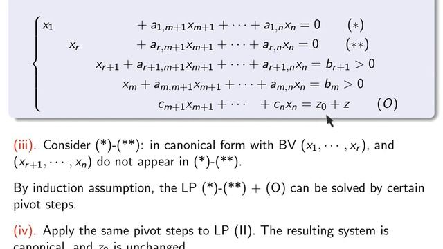 V3-30. Linear Programming. Convergence proof for Simplex method, Induction step. смотреть онлайн
