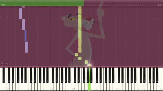 Pink Panther Theme | Piano Tutorial смотреть онлайн