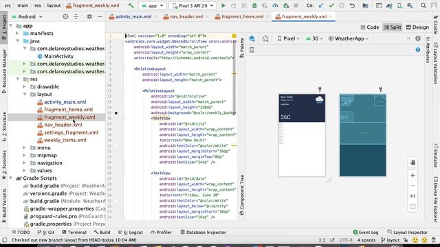Weather App (Android Architecture Components, Room Database, Retrofit and Dagger2) Part 2 смотреть онлайн