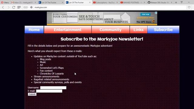 HUGE Fuckin' Website Update! MARKYJOE NEWSLETTER!!! смотреть онлайн