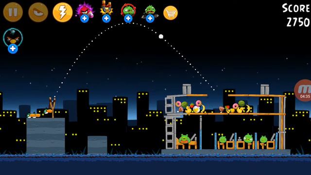 Playing Angry Birds Classic ( Danger Above Series ) смотреть онлайн