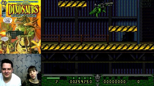 DINOSAURS For Hire Без Потери Жизни (SEGA)
