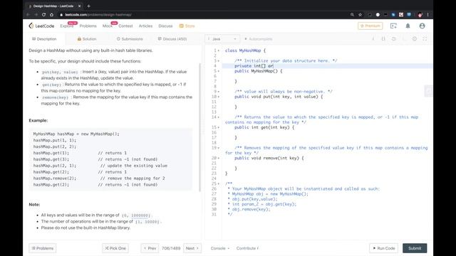 LeetCode - Design HashMap смотреть онлайн