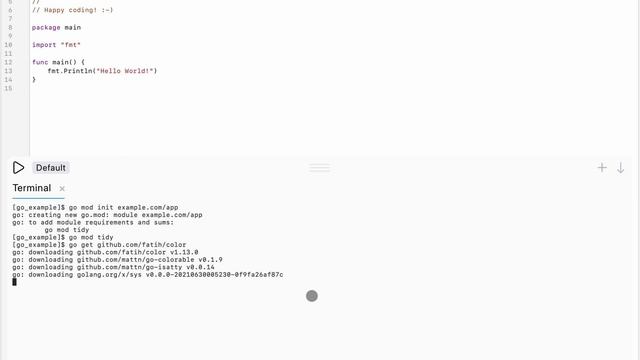 Install GO dependencies смотреть онлайн