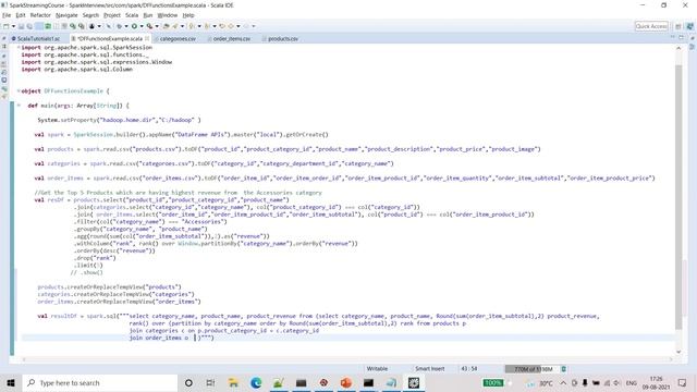 Joining 3 or more tables using Spark SQL queries with Scala | Scenario-based questions | Part -2 смотреть онлайн