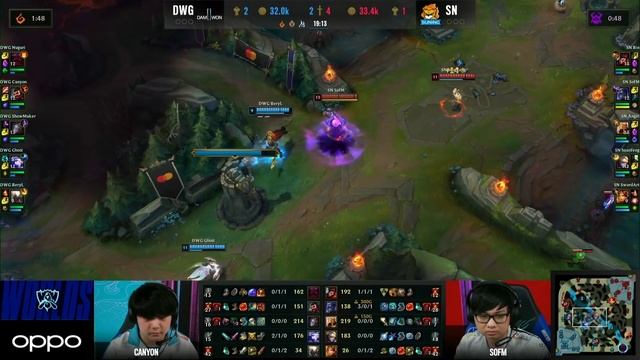 DWG vs SN - Game 1 | Grand Finals S10 LoL Worlds 2020 PlayOffs | DAMWON Gaming vs Suning G1 full смотреть онлайн