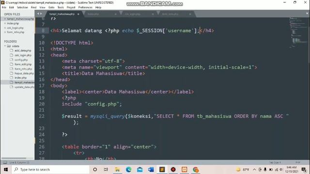 LOGIN SESSION PHP & TEMPLATING ADMIN LTE смотреть онлайн