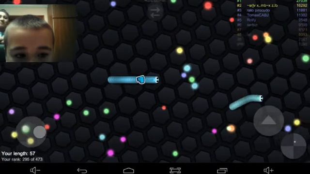 Реакция моего брата на игру Slither io смотреть онлайн