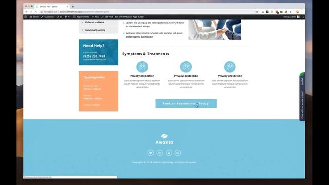 Aleanta - Psychology WordPress Theme смотреть онлайн