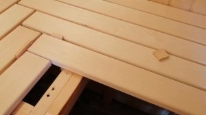 Полки в баню. Секреты рисунка "змейка" и монтажа полков в бане