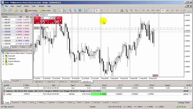 Phillip MetaTrader 5 - Opening and Closing Trades (Part 3) смотреть онлайн