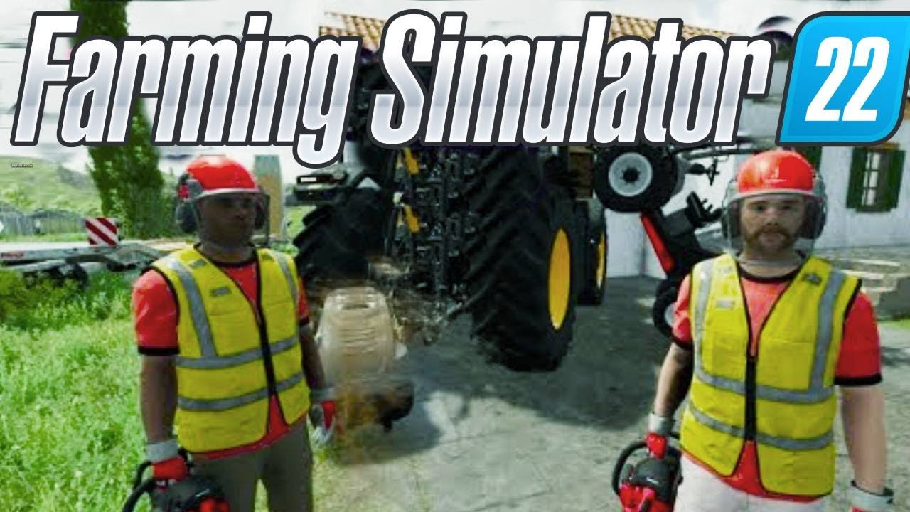 Лесорубы выдвигаются! МЫ СПИЛИМ ВСЁ! Farming simulator 22 #22. КООП. смотреть онлайн