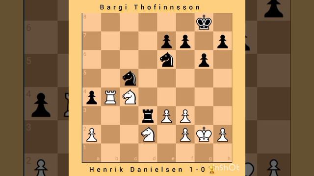 Henrik Donielsen vs Bragi Thorfinnsson || Icelandic Chess Championship, 2023 #chess #chessgame смотреть онлайн