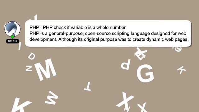 PHP : PHP check if variable is a whole number смотреть онлайн