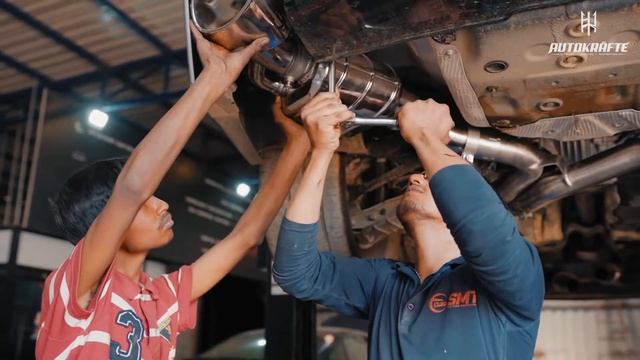 AUDI RS5 upgraded with Capristo Exhaust | CATBACK Installation | AUTOKRAFTE Ahmedabad смотреть онлайн